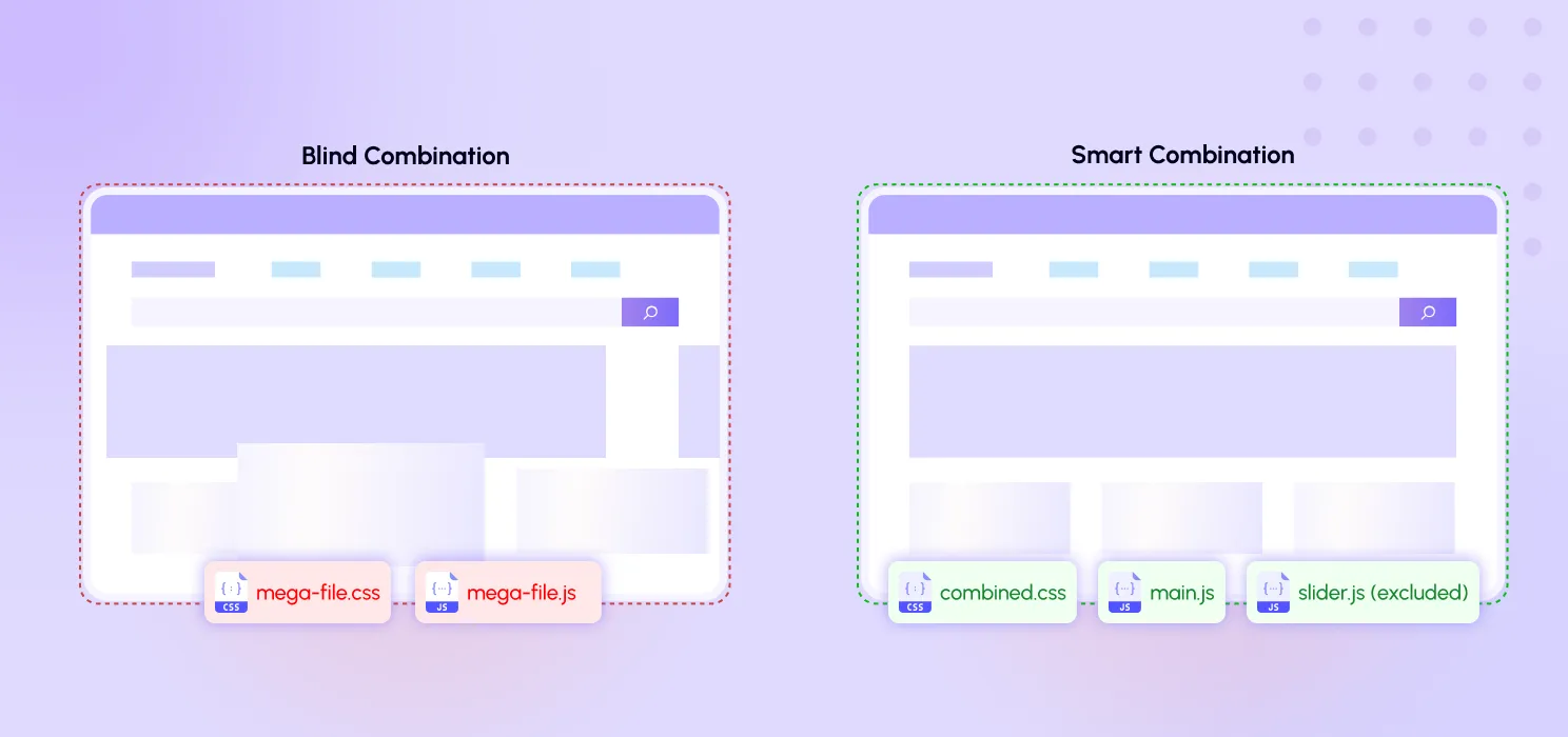 Be careful with file combination