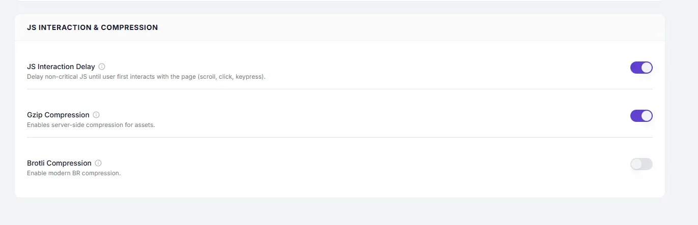 Gzip compression