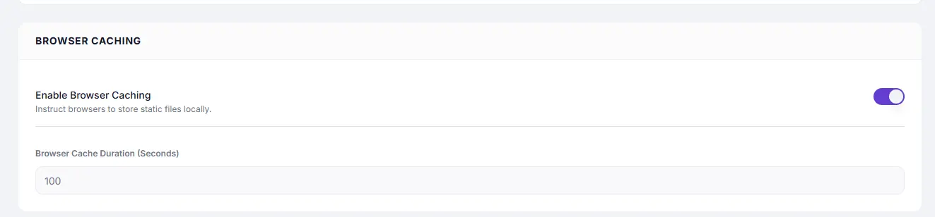 Browser Caching