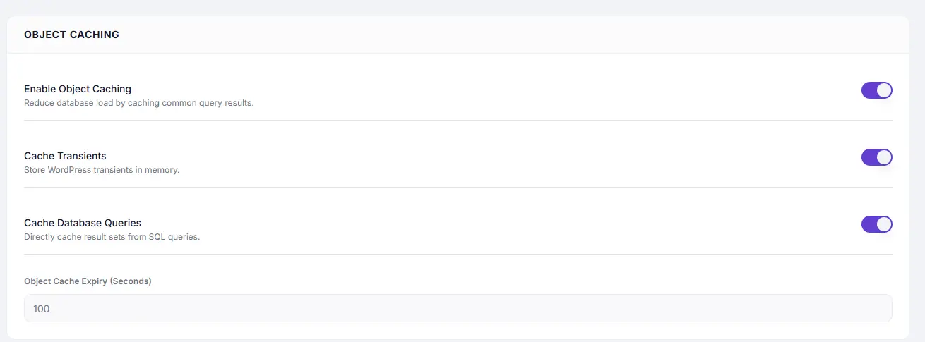 Object Caching
