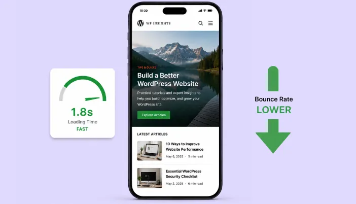 How To Reduce WordPress Bounce Rate With Mobile Speed