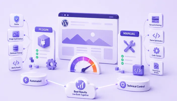 Plugin vs. Manual_ Fixing Slow WordPress Site Issues