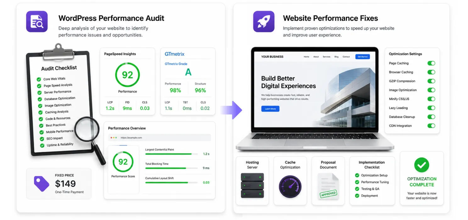 Separate the audit from the fix