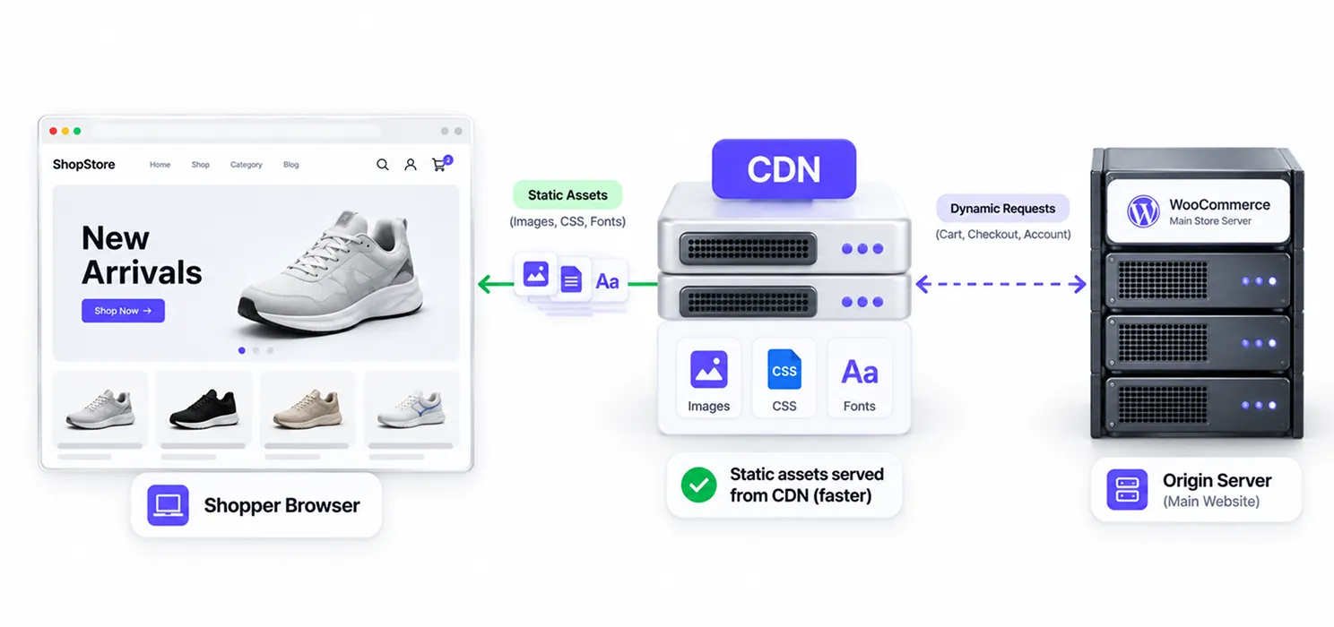 Serve everything through a CDN