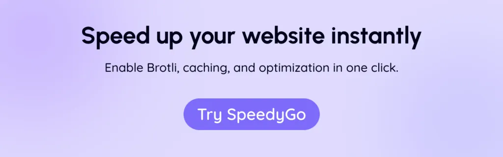 SpeedyGo
